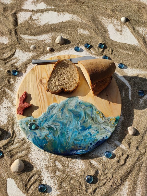 tagliere effetto mare in abete